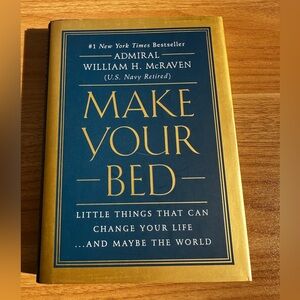 “Make Your Bed” Hard Cover Book by Admiral William H. McRaven
